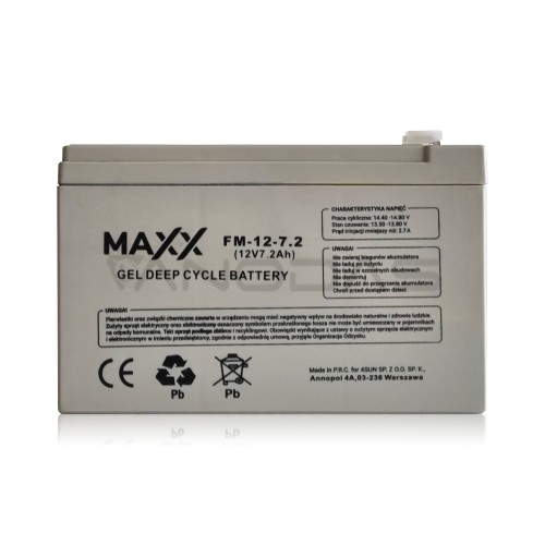 Maxx švino baterija 12-FM-7.2 7.2Ah 12V 