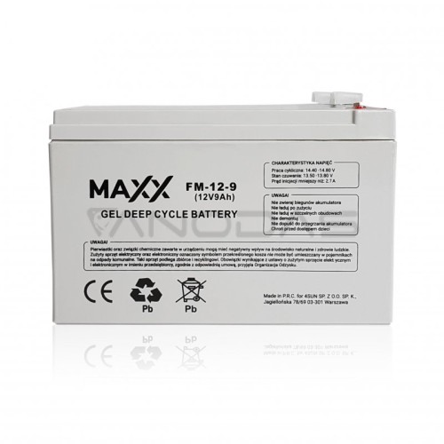 Maxx švino baterija 12-FM-9 9Ah 12V 