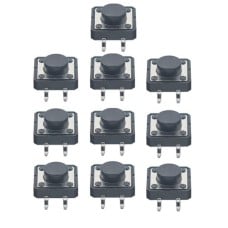 Micro switch TACT 12x12x10mm - microswitch - 10 pcs