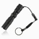 Mini LED 3W flashlight - Aluminum - pocket flashlight with a pendant