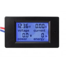 Voltage Current Power Energy Meter with LCD 6.5-100V 20A