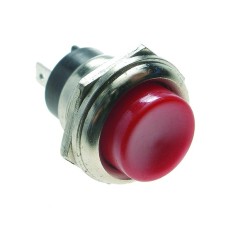  Button switch ON-(OFF) 2A 250VAC Red