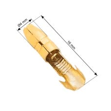 Non-insulated connector 4.0/16 - 100pcs
