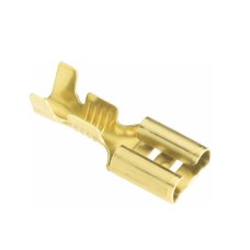 Neizoliuota plokščia jungtis - 6.3mm - 1-2.5mm2 laidui - 10 vnt