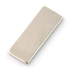 Neodymium rectangular magnet 25x10x2mm - 10 pcs