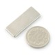 Neodymium rectangular magnet 25x10x2mm - 10 pcs