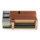 Raspberry Pi 4 Model B Aluminum Case with Cooling Heatsink - copper gold