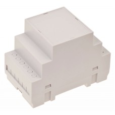 Plastikinė dėžutė Kradex Z107J šviesiai pilka montuojama ant DIN begelio 90x53x65mm