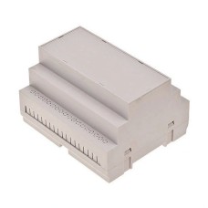 Plastikinė dėžutė Kradex Z110J šviesiai pilka montuojama ant DIN begelio 105x90x65mm