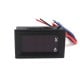 Voltmeter and ammeter 0-100V - 100A - 0.28” Red/Blue - in housing