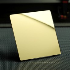 Organinis stiklas - akrilo lakštas, 3mm, 400x600mm – Gold Mirror