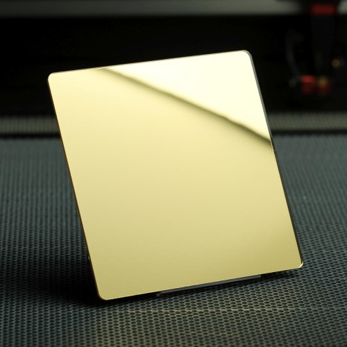 Acrylic Sheet (PMMA), 3mm, 400x600mm – Gold Mirror Acrylic Sheet (PMMA), 3mm, 400x600mm – Gold Mirror