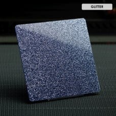 Acrylic Sheet (PMMA), 3mm, 400x600mm – glitter blue