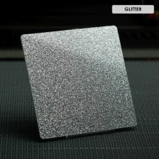 Acrylic Sheet (PMMA), 3mm, 400x600mm – glitter silver