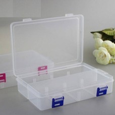 Organizer with 2 compartments 201x135x46mm - a container for small items