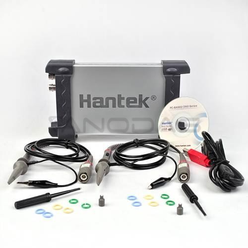 Oscilografas Hantek 6022BE USB PC  20MHz - 2 Kanalų 