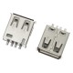 USB type A socket - with cover - cable-mounted - female