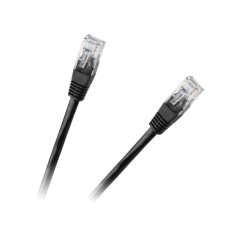 Patchcord UTP 8c cable CCA 0.5m Black