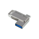 USB + USB-C 32GB Silver Flash Drive Goodram USB 3.2