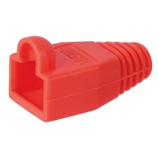 Plastic PVC protection for RJ45 cable for 8P8C plugs - Red