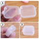 Plastikinė dėžutė 35x35x18mm - uždara talpa