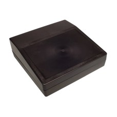 Plastic box Kradex Z25 black 220x220x78mm