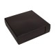 Plastic box Kradex Z26 black 220x220x60mm