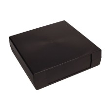 Plastic box Kradex Z26 black 220x220x60mm