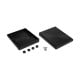 Plastikinė dėžutė Kradex Z28 juoda 143x119x32mm