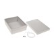 Plastic box Kradex Z46AJH ABS IP67 light gray 198x145x72mm