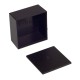 Plastic box Kradex Z86 black 42x42x22mm
