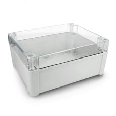 Plastikinė dėžutė Kradex ZP240 šviesiai pilka IP67 TM PC 240x191x105mm