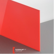Plexiglas XT 500x400mm 3mm 3N670 - raudona
