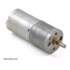 Pololu  DC Variklis 75:1 6V 130RPM 25Dx54L
