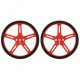 Pololu wheels 70x8mm red 2 pcs.