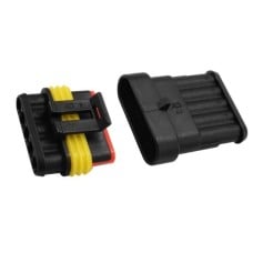 Superseal 5-PIN connector complete - 5PIN plug + socket - hermetic connector