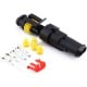 Superseal 2-PIN connector complete - plug + 2PIN socket - hermetic connection