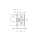 Aluminum profile 32x45mm for mounting the mesh
