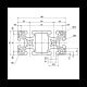 Aluminum profile 50x100mm - light, groove 10mm - 1000mm
