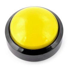 Push Button 6cm - yellow