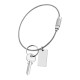 Keychain - silver - Pendant - Screwed steel keychain - 15cm Keychain - silver - Pendant - Screwed steel keychain - 15cm