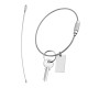 Keychain - silver - Pendant - Screwed steel keychain - 15cm Keychain - silver - Pendant - Screwed steel keychain - 15cm