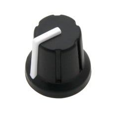 Handle for N-1 shaft 6mm 16mm black/white