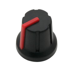 Handle for N-1 shaft 6mm 16mm black/red