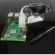 Raspberry pi 4B / 3B + / Zero / WH infraraudonųjų spindulių reguliuojama naktinio matymo kamera su laikikliu