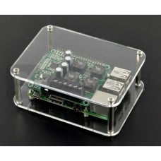 Raspberry Pi dėžutė - permatoma atvira