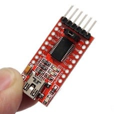 RS232 – FT232 – FTDI USB/TTL konverteris – 5V/3.3V – UART – Arduino