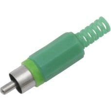RCA plug (Cinch) green - 50pcs