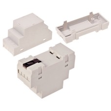 Plastic box Kradex Z106J ABS VO light gray for DIN mounting 90x65x35mm