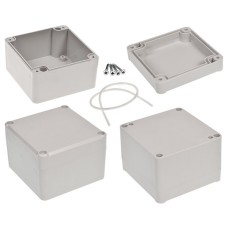 Plastikinė dėžutė Kradex Z111JH TM PS šviesiai pilka 82x80x55mm